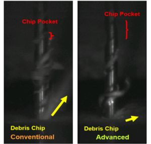 Illustrating PCB chip evacuation concerns